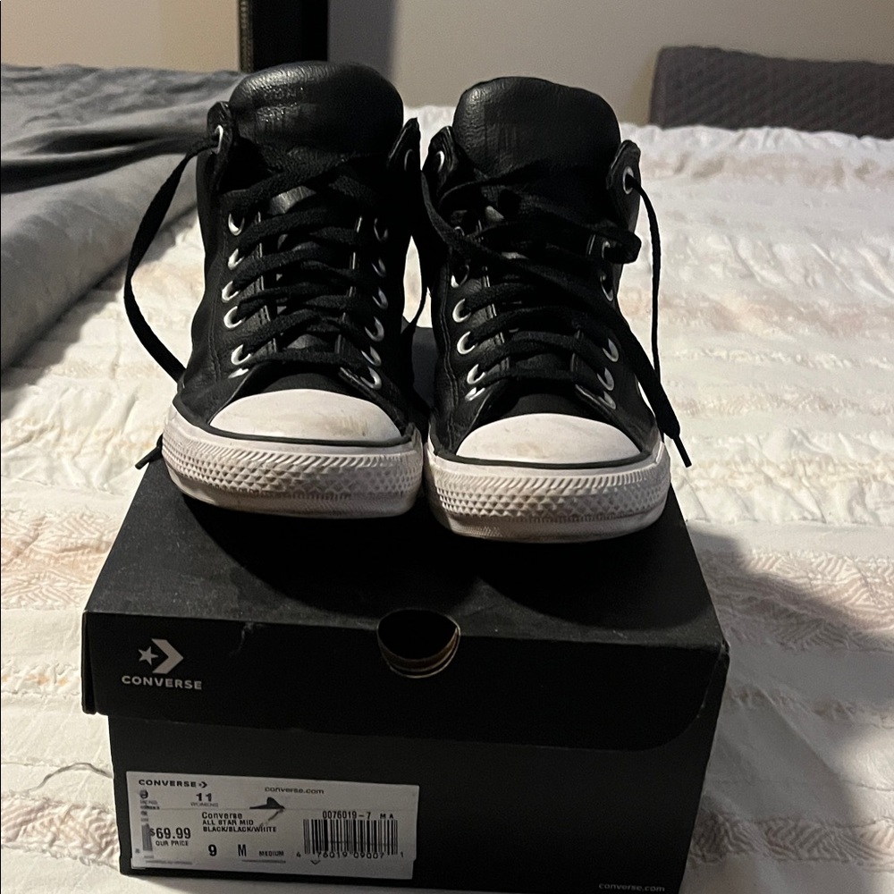 Converse Classic Black and White High-Tops